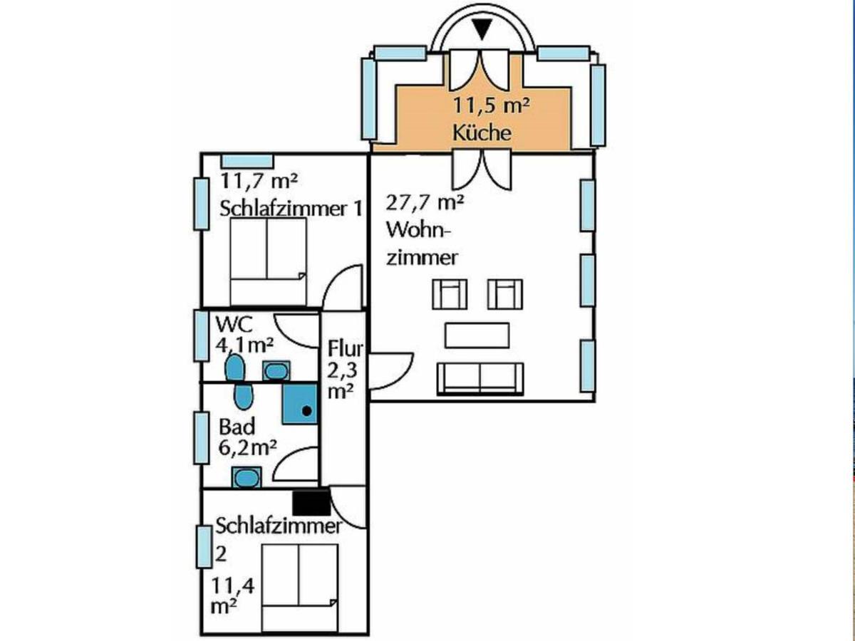 Villa Flora Heringsdorf  Eksteriør billede