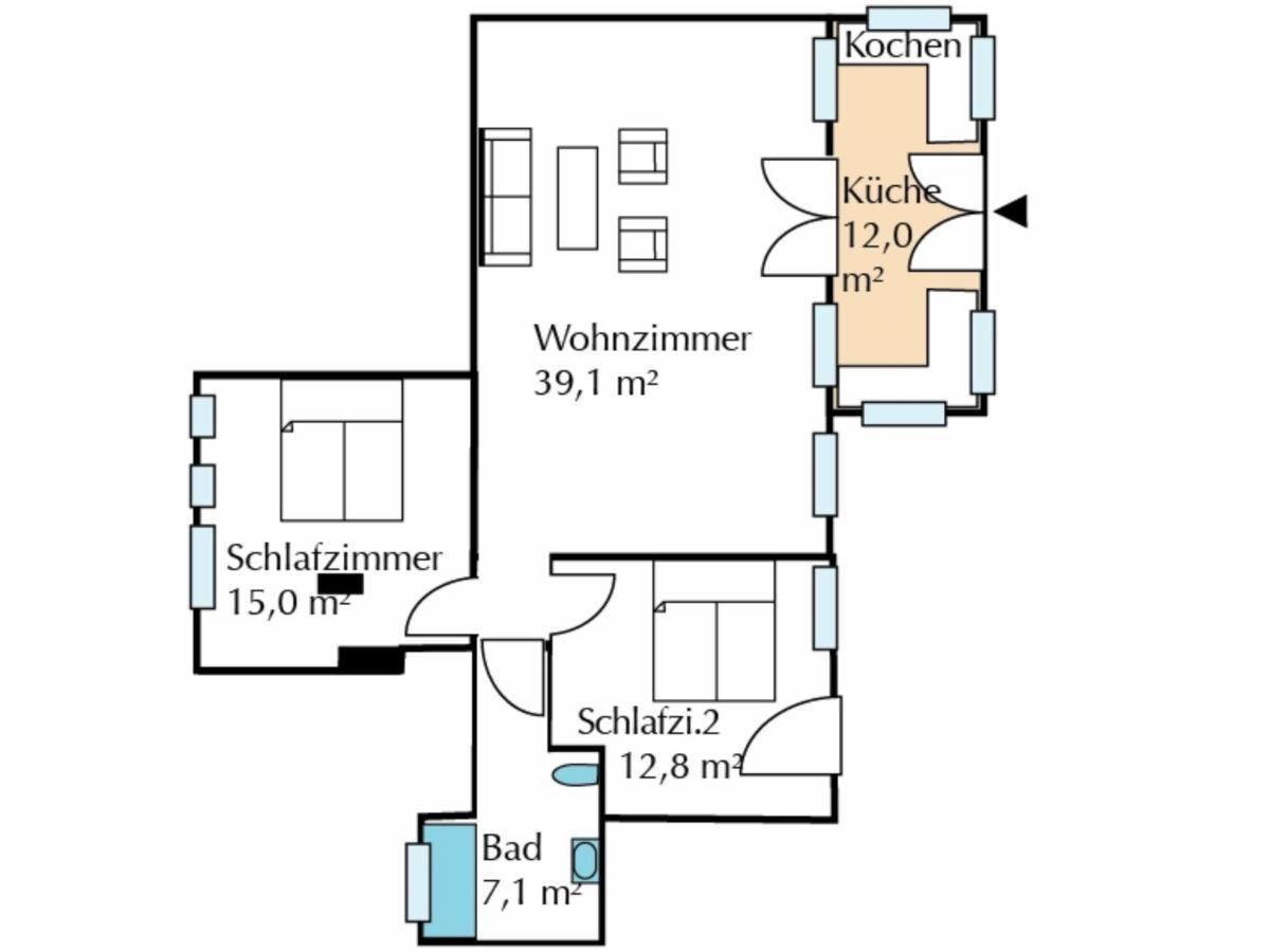 Villa Flora Heringsdorf  Eksteriør billede